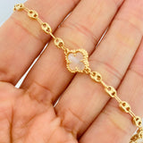 Pulso GC Trebol 4.85g / 7 3/4 in / 3.6mm Oro Amarillo 18K