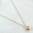 Set Cadena Veneciana 1gr / 45cm / 0.6mm + Dije Corazón Troquelado 0.35gr / 1cm / 1.35gr Oro Amarillo 18K (Oferta)