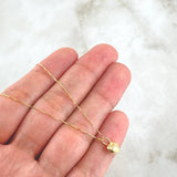 Set Cadena Veneciana 1gr / 45cm / 0.6mm + Dije Corazón Troquelado 0.35gr / 1cm / 1.35gr Oro Amarillo 18K (Oferta)