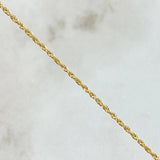 Set Cadena Lazo 1.15gr / 60cm / 1.2mm + Dije Crúz Lisa 0.5gr / 2.3cm / 1.65gr Oro Amarillo 18K (Oferta) ©