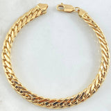 Flat Snake Bracelet 8.9gr / 8.3in / 18K Yellow Gold +3