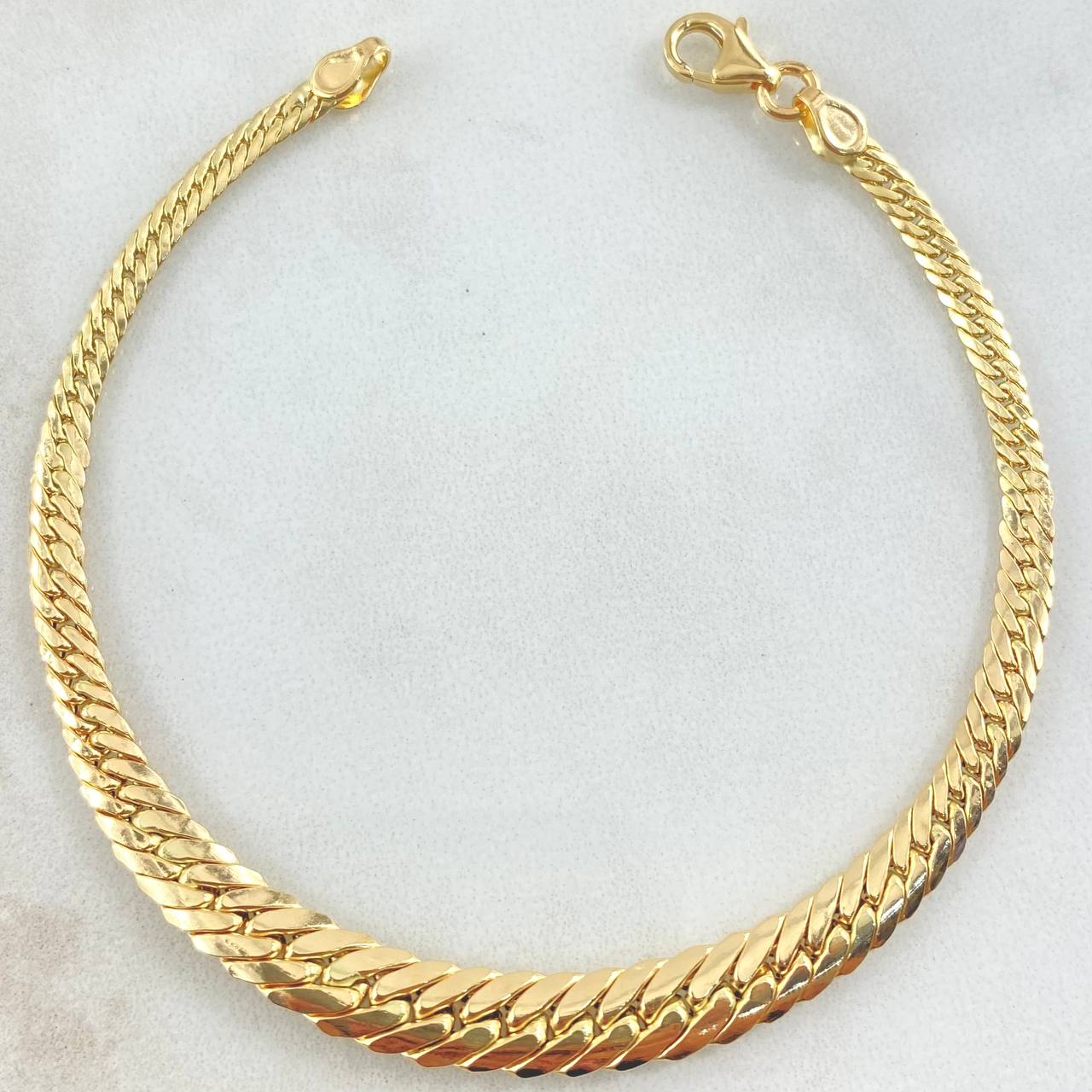 Flat Snake Bracelet 3.2gr / 7.1in / 18K Yellow Gold +3