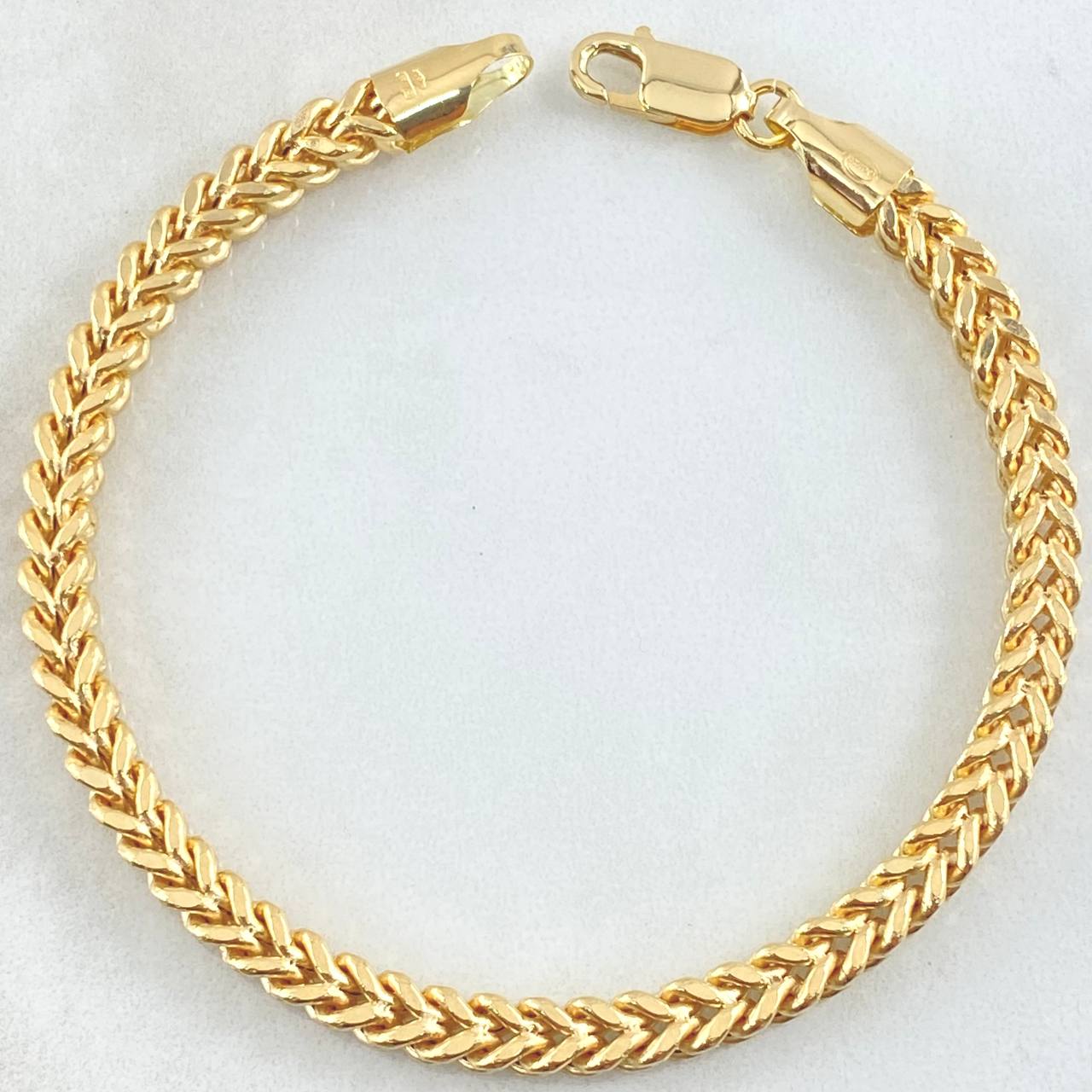 Pulso Franco  12.4gr / 21cm / Oro Amarillo +3 18K