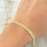 Bismark Bracelet 7.2gr / 8.3in / 18K Yellow Gold +1