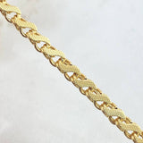 Classic Link Bracelet Double 10.6gr / 20cm / 18K Yellow Gold +3