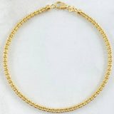 Ice Bracelet 5.65gr / 7.9in / 18K Yellow Gold +4