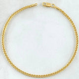 Franco Bracelet 2.05gr / 7.5in / 18K Gold +3