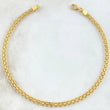 Tobillera China 3.95gr / 25cm / Oro Amarillo +1 18K