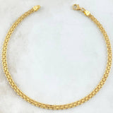 Tobillera China 3.95gr / 25cm / Oro Amarillo +1 18K