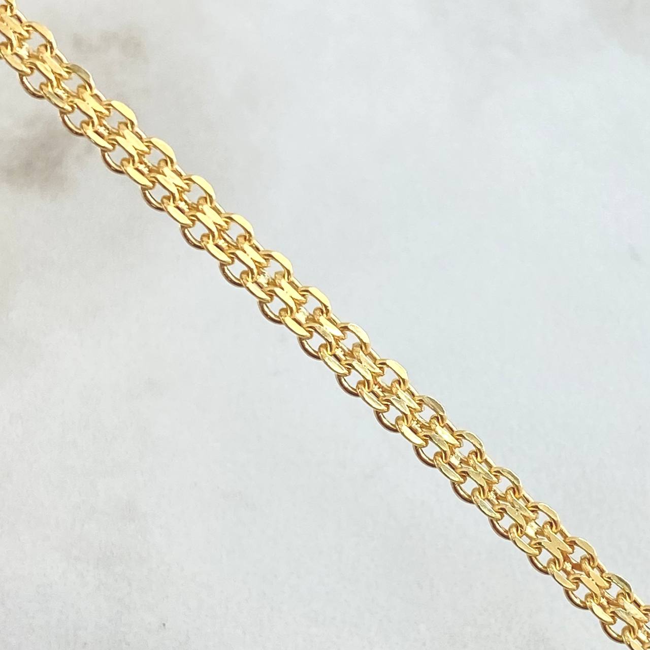 China Anklet 3.9gr / 25cm / Yellow Gold +1 18K