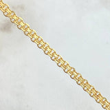 China Anklet 3.9gr / 25cm / Yellow Gold +1 18K