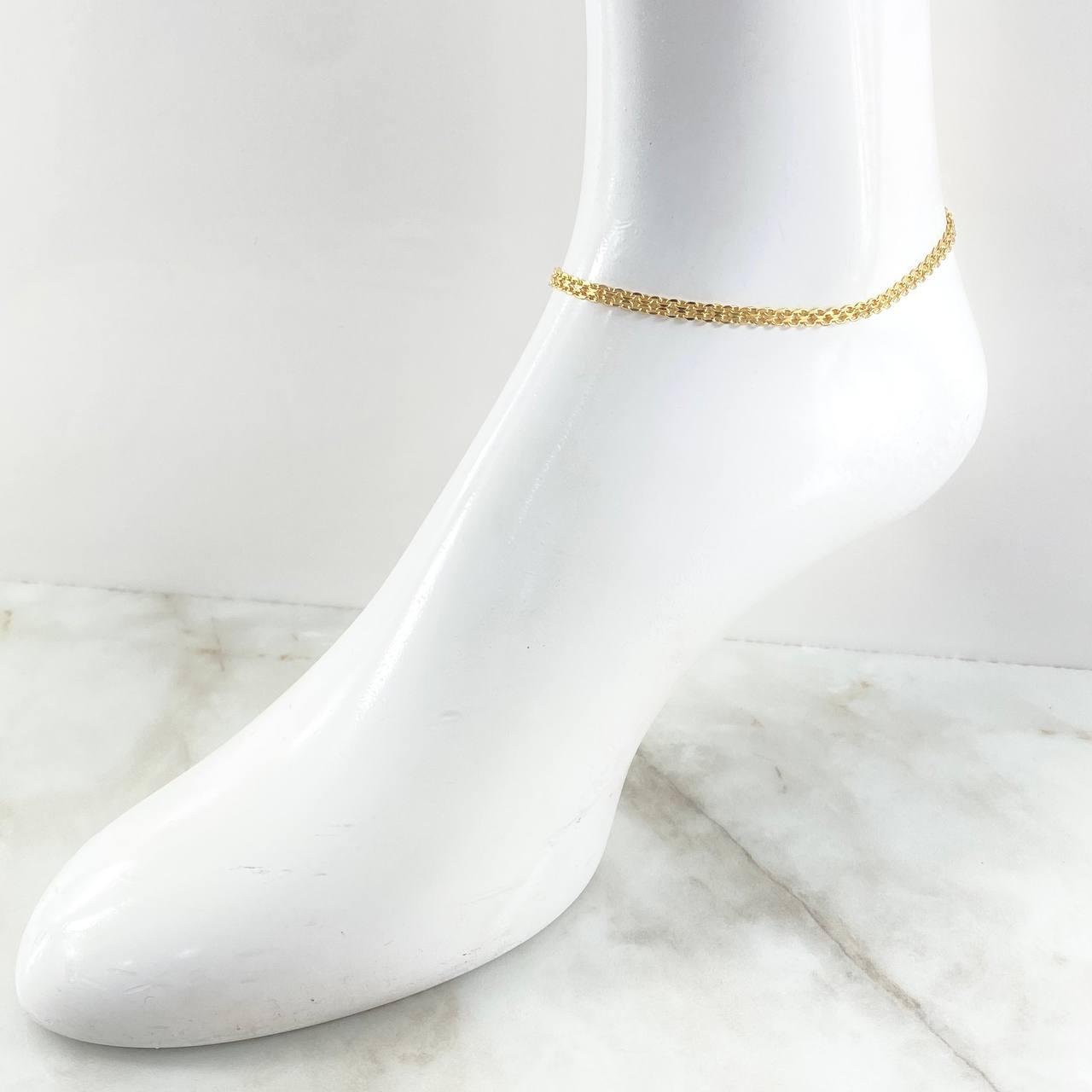 Tobillera China 3.95gr / 25cm / Oro Amarillo +1 18K