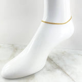 China Anklet 3.9gr / 25cm / Yellow Gold +1 18K