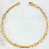 Cuban Links Bracelet 3.65gr / 8.3in / 18K Gold +1