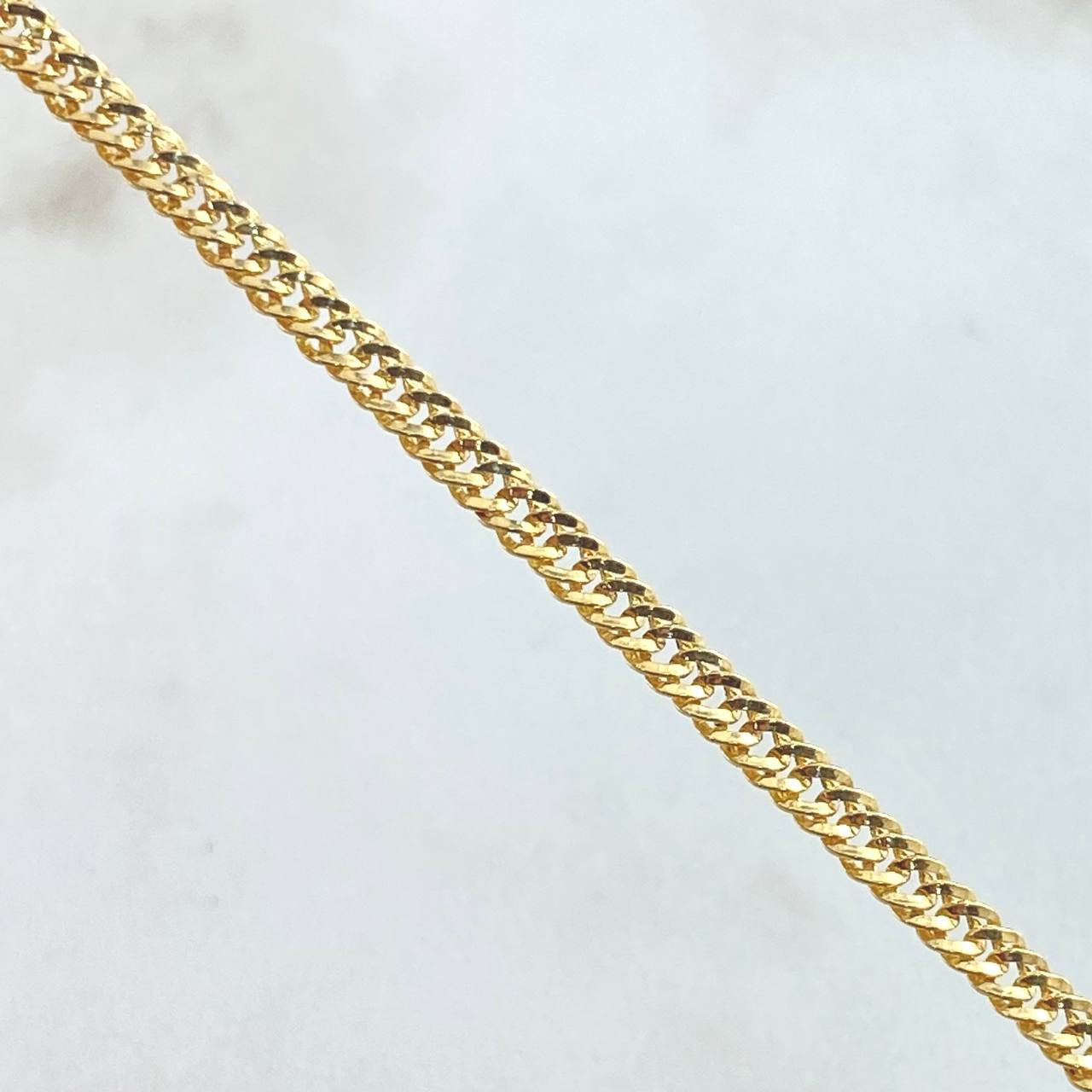 Cuban Links Bracelet Reticulated 1.8gr / 7.5in / 18K Gold +3
