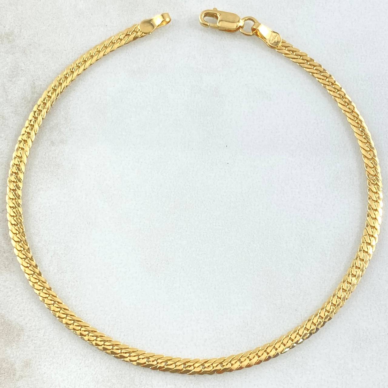Flat Snake Bracelet 2.05gr / 7.5in / 18K Gold +3