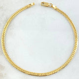 Flat Snake Bracelet 2.05gr / 7.5in / 18K Gold +3