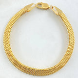 Franco Bracelet Triple 8.15gr / 7.7in / 18K Yellow Gold +3$