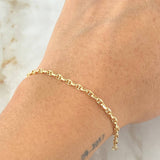 Pulso Marinero 1.75gr / 7 1/2 in / 2mm Oro Amarillo 18K *