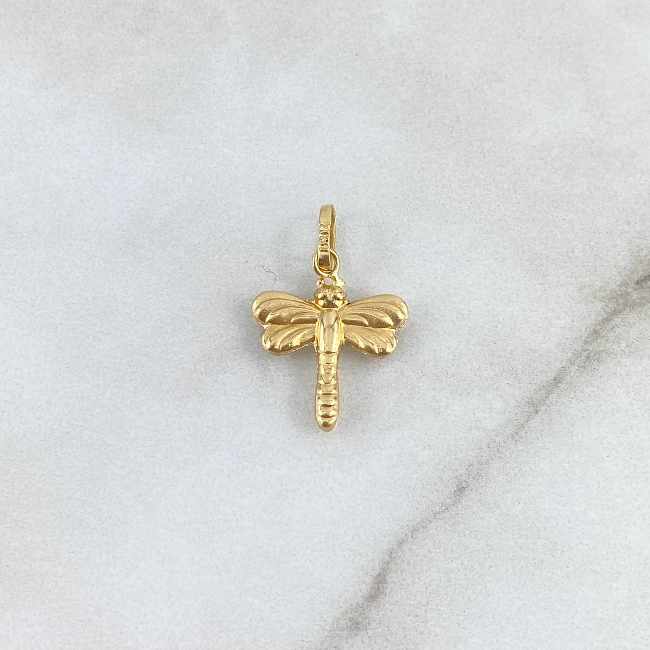 Pendant Libelula 0.7gr / 2cm / Yellow Gold