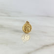 Pendant Circular Bear 0.9gr / 2cm / Yellow Gold ©