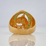 Anillo Herradura Caballo 10.1 g / T10 Oro Amarillo 18K