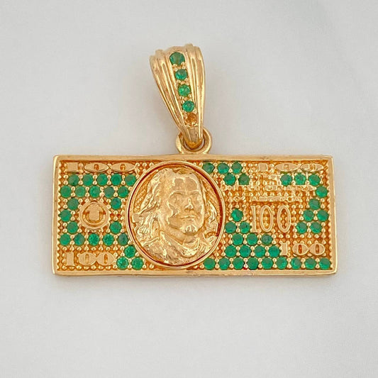 Dije One Dólar 3.45 g / 3/4 in Oro Amarillo 18K