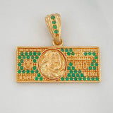 Dije One Dólar 3.45 g / 3/4 in Oro Amarillo 18K