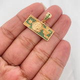 Dije One Dólar 3.45 g / 3/4 in Oro Amarillo 18K