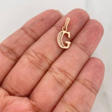 Dije Letra G 0.95 g / 3/4 in Oro Rosa 18K
