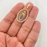 Dije Virgen Guadalupe 2.65 g / 1 1/2 in Oro Amarillo 18K