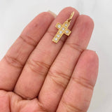 Dije Cruz 1.3 g / 1 in Oro Amarillo 18K