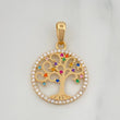 Pendant Tree of Life 2.15 g / 1 in Yellow Gold 18K