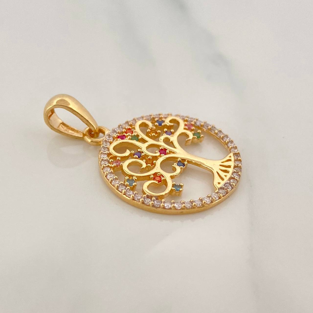 Pendant Tree of Life 2.15 g / 1 in Yellow Gold 18K