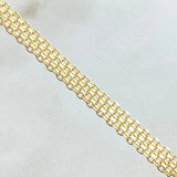 Bismark Bracelet 7.2gr / 8.3in / 18K Yellow Gold +1