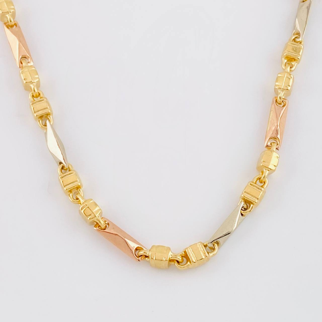 Spanish Rustic Chain 18.7g / 26 in / 4.2mm Three Golds 18K