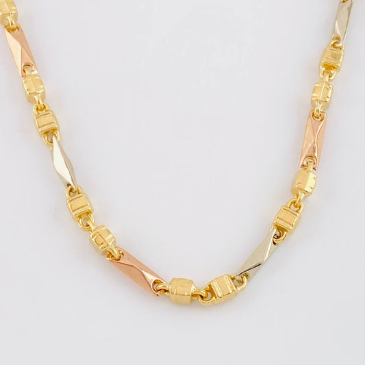 Cadena Rustica Española 19.1g / 26 in / 4.2mm Tres Oros 18K