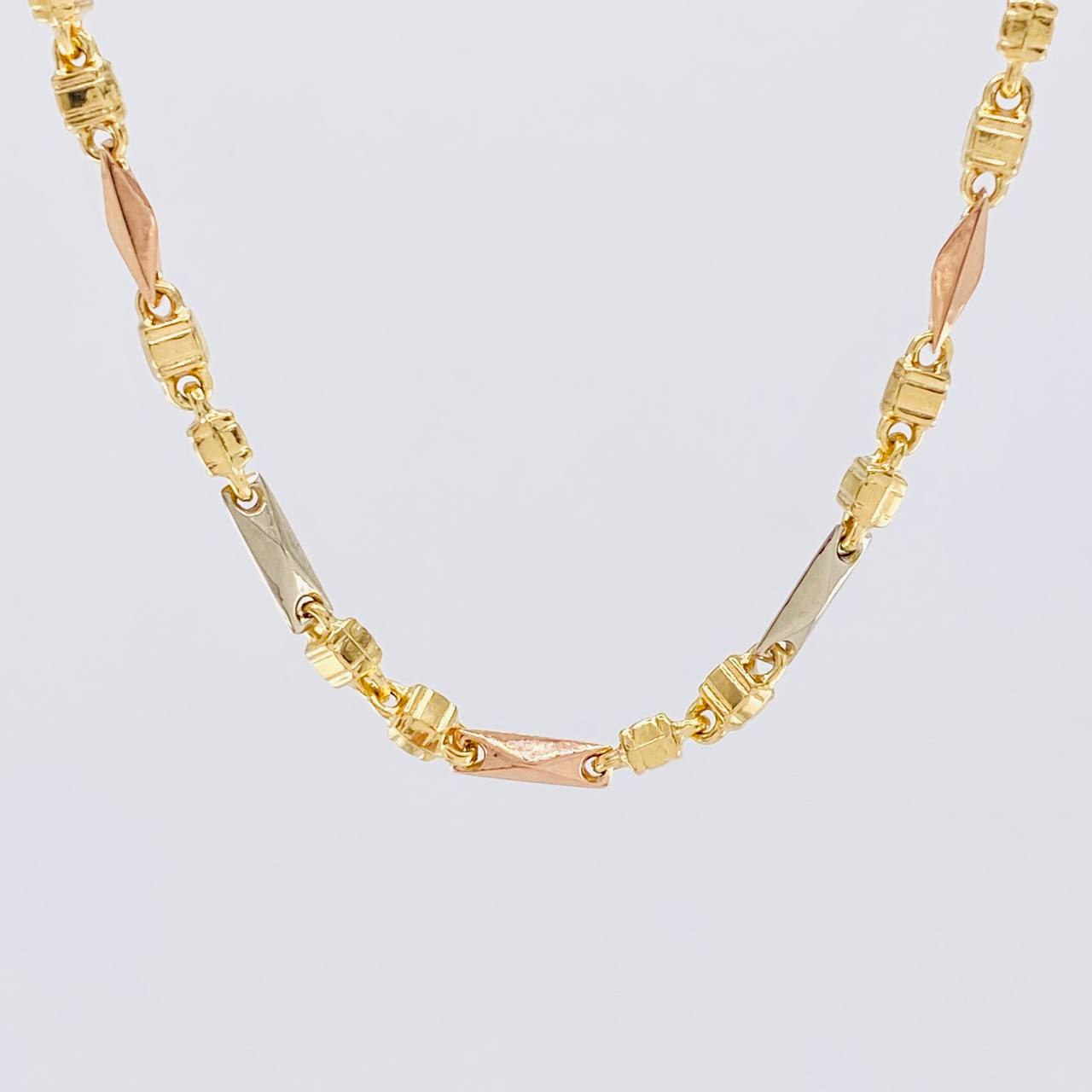 Spanish Rustic Chain 18.7g / 26 in / 4.2mm Three Golds 18K