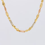 Spanish Rustic Chain 18.7g / 26 in / 4.2mm Three Golds 18K
