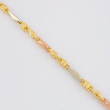 Spanish Rustic Chain 18.7g / 26 in / 4.2mm Three Golds 18K