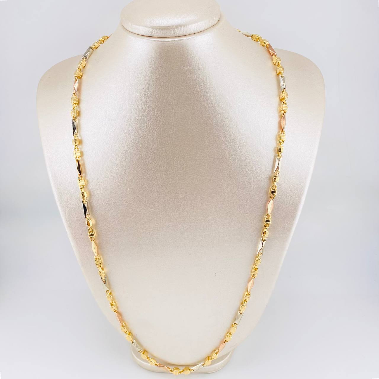 Spanish Rustic Chain 18.7g / 26 in / 4.2mm Three Golds 18K