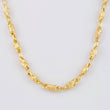 Cadena Rustica Barril Diamantado 16.2g / 26 in / 3.2mm Oro Amarillo 18K