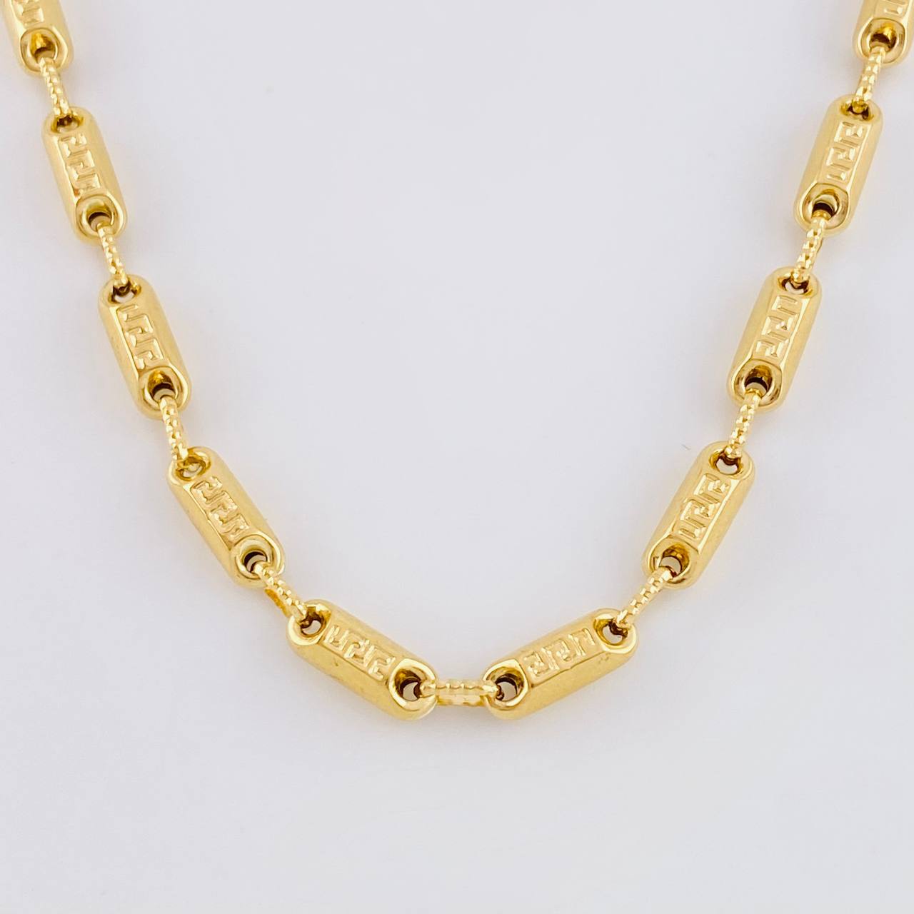 Cadena Rustica Tribal 14.65g / 26 in / 3.7mm Oro Amarillo 18K