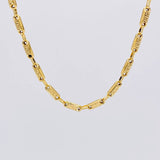 Cadena Rustica Tribal 14.65g / 26 in / 3.7mm Oro Amarillo 18K