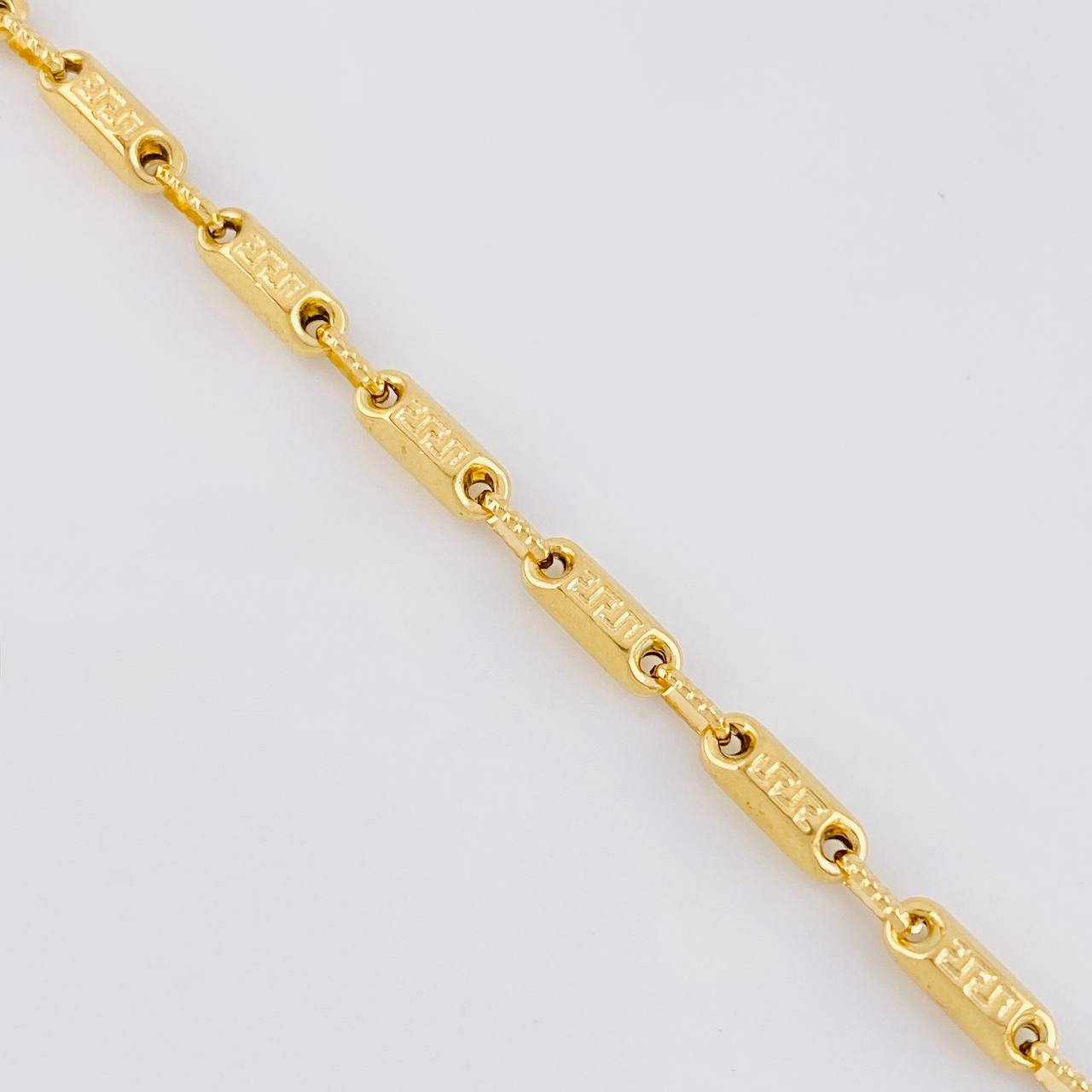 Cadena Rustica Tribal 14.65g / 26 in / 3.7mm Oro Amarillo 18K