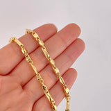 Cadena Rustica Española 18.25g / 26 in / 4.2mm Oro Amarillo 18K