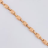 Cadena Rustica Corona 14.55g / 26 in / 5mm Oro Rosa 18K