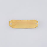 Herraje Placa Octagonal 0.65g / 1 in Oro Amarillo 18K