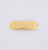 Herraje Placa Octagonal 0.65g / 1 in Oro Amarillo 18K