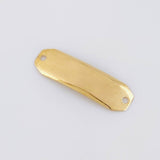 Herraje Placa Octagonal 0.65g / 1 in Oro Amarillo 18K